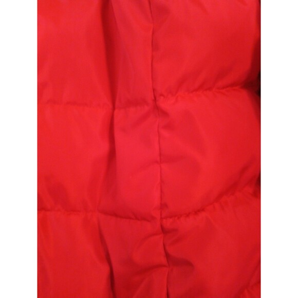 Tommy Hifiger Womens Zip Up With Hood Red Puffer Jacket/Coat Womens XLG Nice - Picture 15 of 16